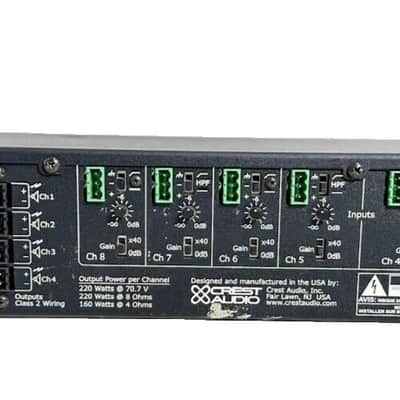 Crest Audio CM 2208 8 Channel Professional Power Amplifier (One)TRUEHEARTSOUND) image 5