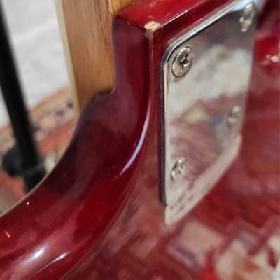 PROJECT! Kay K-2T SG Yako Build Cherry Red 1970s Taiwan image 11