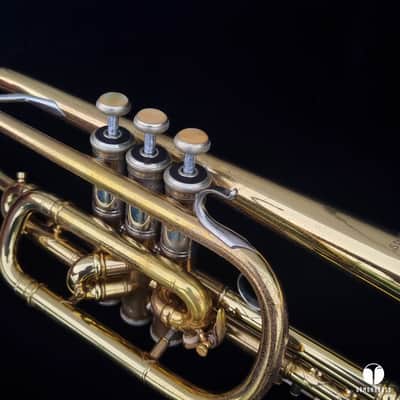 NY Bach Stradivarius Mt. Vernon N.Y 37 ML 112 leadpipe cornet mouthpiece gamonbrass image 11