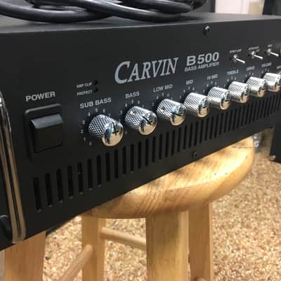 Carvin B500 Bass Amp 2005 Black image 1