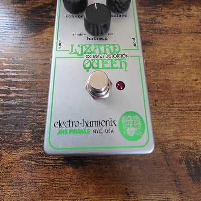 Electro-Harmonix / JHS Nano Lizard Queen Octave Fuzz 2023 - Present - Silver / Green image 1