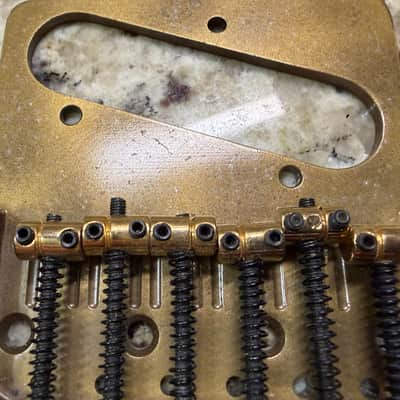 Fender BrassMaster Telecaster Bridge 70s-80s - Brass image 5
