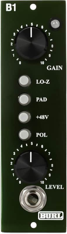 Burl Audio B1 500 Series Microphone Preamp with BX2 Nickel Output Transformer image 1