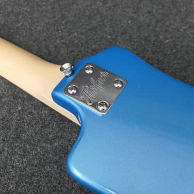 Hofner HCT-SH-BL-O CT Series Shorty Travel/Mini Electric Guitar BLUE image 7