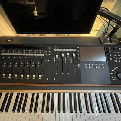 Avid Artist Mix & Artist Control in custom walnut stand 2016 image 2