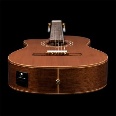 Ortega RCE159MN-L Performer Series Solid Cedar Top Mahogany Neck Cutaway Nylon 6-String Classical Acoustic-Electric Guitar w/Gig Bag For Left Hand Player image 10