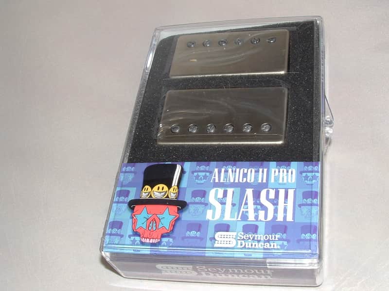 Seymour Duncan APH-2s Slash Alnico II Pro Humbucker Set  ( Raw Nickel)    New with Warranty image 1
