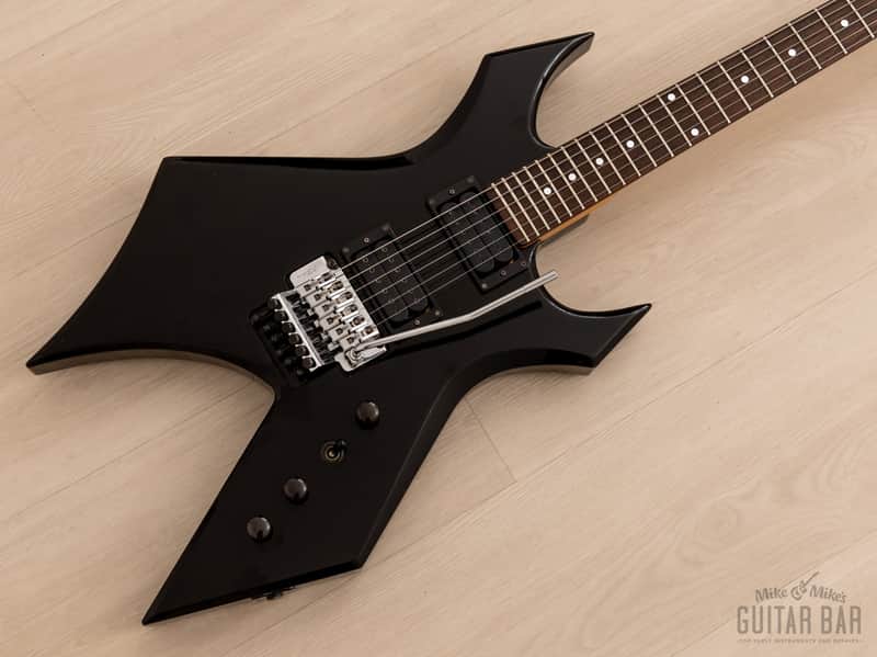 1989 BC Rich Warlock NJ Series Black w/ Floyd Rose, Japan image 1