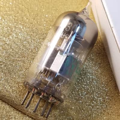 Sylvania JAN 7308 AT1000 TESTED Vacuum Tube USA military E188CC dual triode 1972 image 1