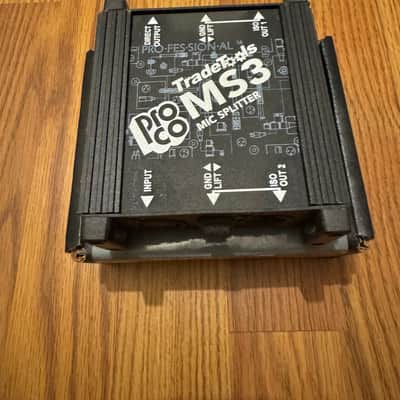 ProCo MS-3 Mic Splitter - Black Powder Coat image 1