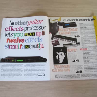 Roland Users Group Magazine's Collection (incl.D-50)  – 1987 -) 1990 - Original Vintage Synthesizer Brochure image 21