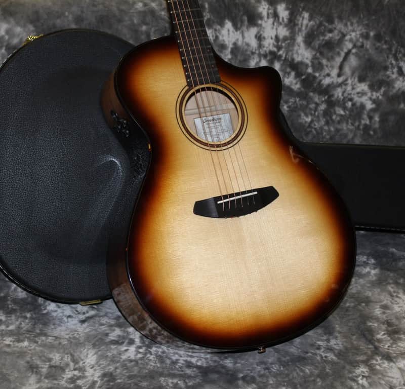 2023 Breedlove - Organic Pro Artista Concerto - Burnt Amber Gloss image 1