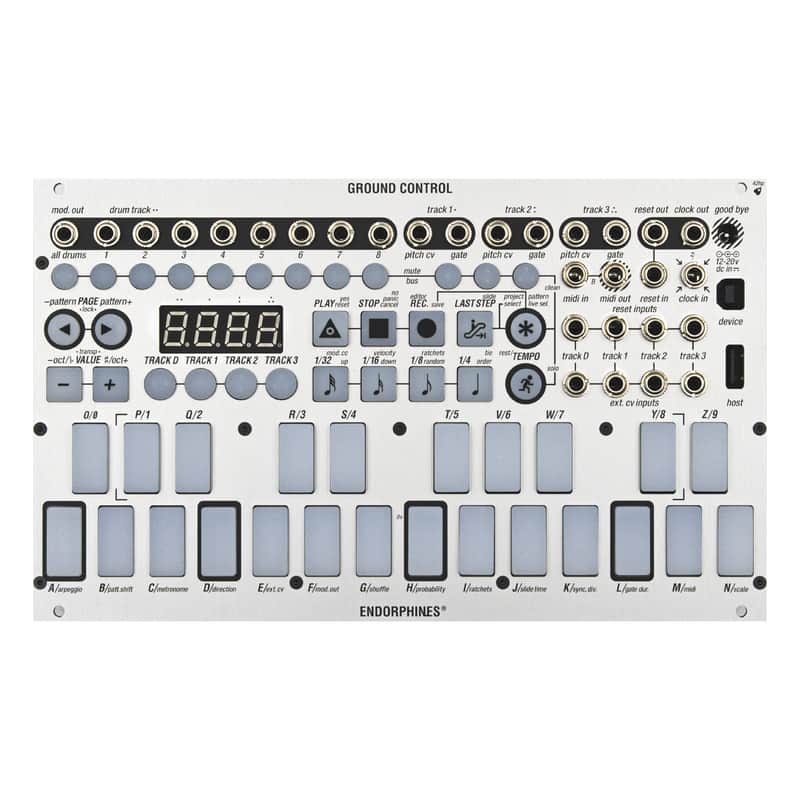 Endorphin.es Ground Control Eurorack Sequencer Module (Silver) image 1