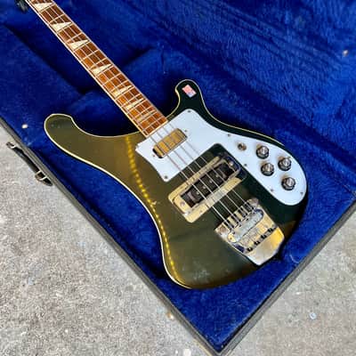 Rickenbacker 4001 Bass guitar 1978 Jetglo original vintage USA ric image 2