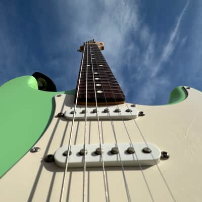 Video! Fender Partscaster Strat 2004 - Surf Green image 10