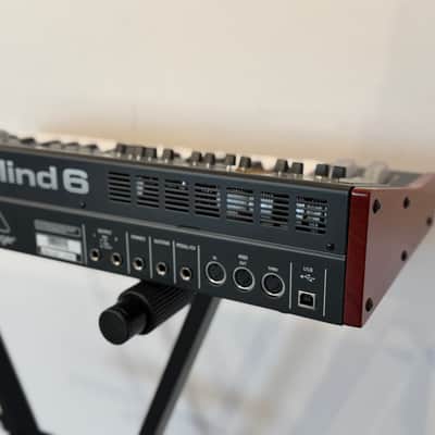 Behringer DeepMind 6 37-Key 6-Voice Polyphonic Analog Synth 2017 - Present - Black image 11