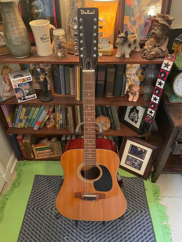 1960’s-1970’s Dallas WT-100 Made in Japan 12 string acoustic guitar (RARE)- Natural image 1