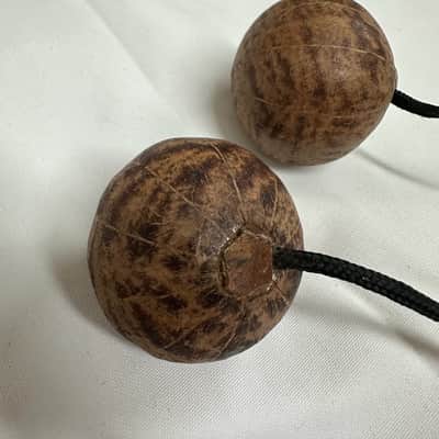 Aslatuas Kashaka Rhythmic Ball Shakers, 2-Pair, Natural Gourd - MINT image 6