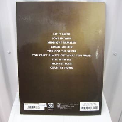 The Rolling Stones Let It Bleed Alfred's Classic Album Editions Piano Vocal Chords Music Song Book image 2