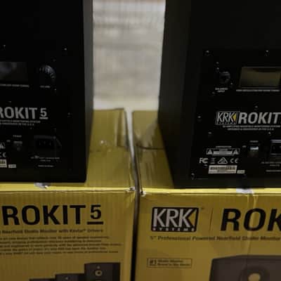 KRK RP-5 Rokit G4 2-Way 5" Active Studio Monitors (Pair) 2019 - 2021 - Black image 7