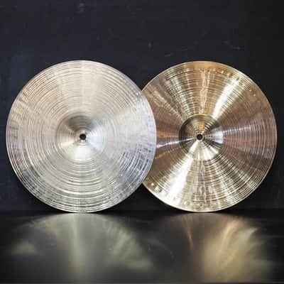 PAiSTe USED ​​Signature The Paiste Line Combo Crisp HiHat ''Rhythmatist'' pair [Top:940g/Bottom:1120g] image 2