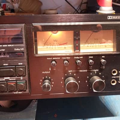 Sharp Rare Optonica RT-6205 Stereo Cassette Deck - for fixing or for parts Black image 4