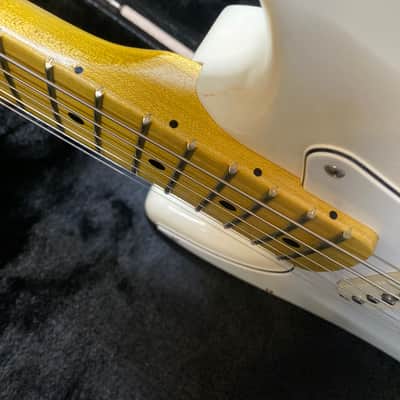 Left Handed Lefty Stratocaster Buzzcaster StratBuzz 2024 - Aged Cream Musikraft MJT image 15