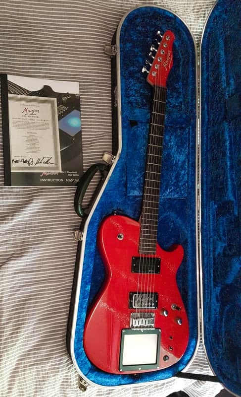 Manson Guitars MB1 Red Glitter (2012 Generation) image 1