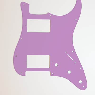 Carmedon Electronics Stratocaster Pickguard HH 2021 Mauve image 1