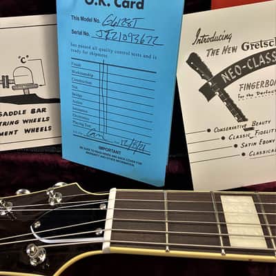 Gretsch G6128T-53 Vintage Select ’53 Duo Jet with Bigsby,TV Jones, 1953 Black image 6