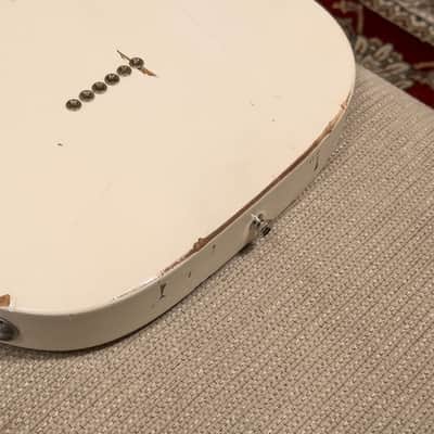 Nash T-52 Olympic White Medium Aging Guitar image 10