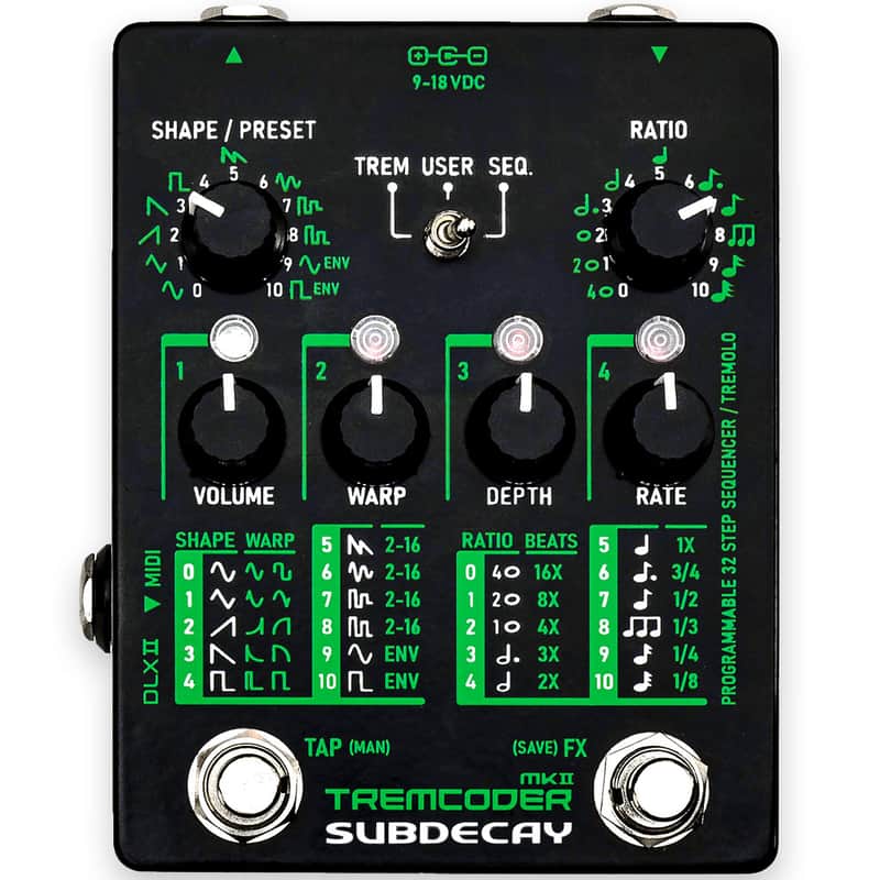 Subdecay TremCoder 2 – Tremolo Sequencer image 1