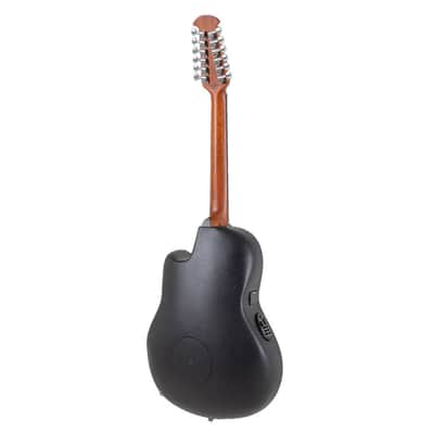 Ovation Celebrity Elite CE4412-5 12-String A/E Guitar - Black image 8