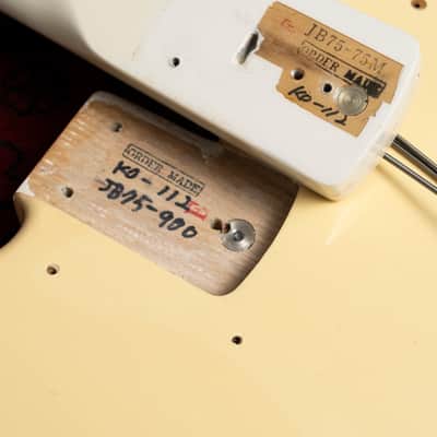 🇯🇵 1989 Fender Order Made JB75-900 Jazz Bass, Fully Painted White, Matching Headstock, Gold Hardware, FujiGen image 6