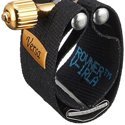 Rovner Ligature & Plastic Cap for Alto Standard Saxophone - Versa Ligature for Hard Rubber Mouthpiece (V-1RL) image 1