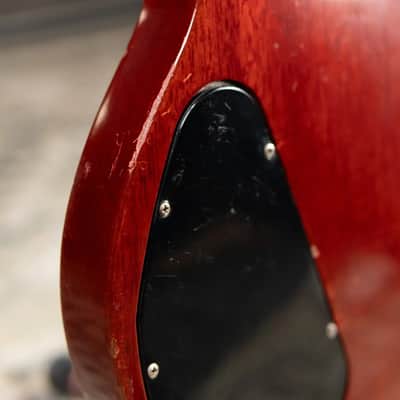 Gibson Vintage 1969 SG Junior Electric Guitar - Cherry Red with Chipboard Case - Used image 19