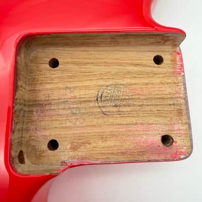 HooDoo Telecaster Body Roasted Ash Fiesta Red htb5322 image 9