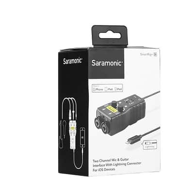 Saramonic  Smartrig+DI 2-Ch Audio Interface w/ XLR, 1/4" Inputs For Iphone iPad image 10