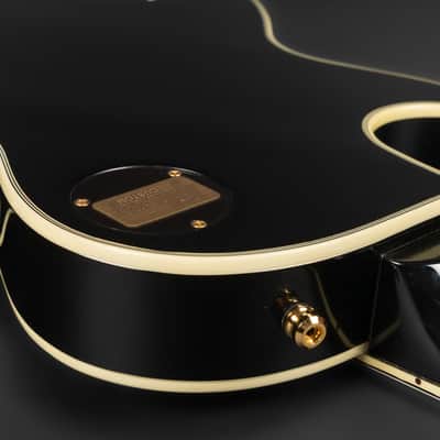 2021 Gibson Custom Shop Historic '57 Les Paul Custom Black Beauty Reissue - Ebony VOS | USA Vintage Long Neck Tenon No Weight Relief 4.18kg | CoA OHSC image 16