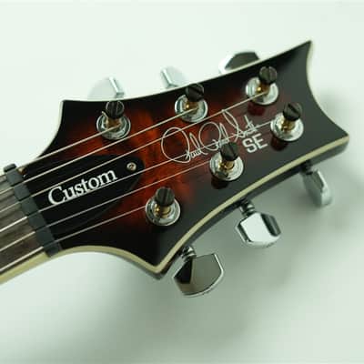 PRS SE Custom 22 Semi-Hollow Quilt Maple Top - Black Gold Sunburst image 7