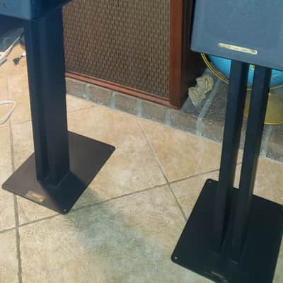 Target Audio Products Speaker Stands, U.K. Model, 24", High Rigidity Steel, 90's, Black Matte, $325 Shipped! image 1