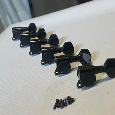 2010's Kramer Pacer Series GOTOH Style 6 In Line RH Tuners Tuning Pegs image 1