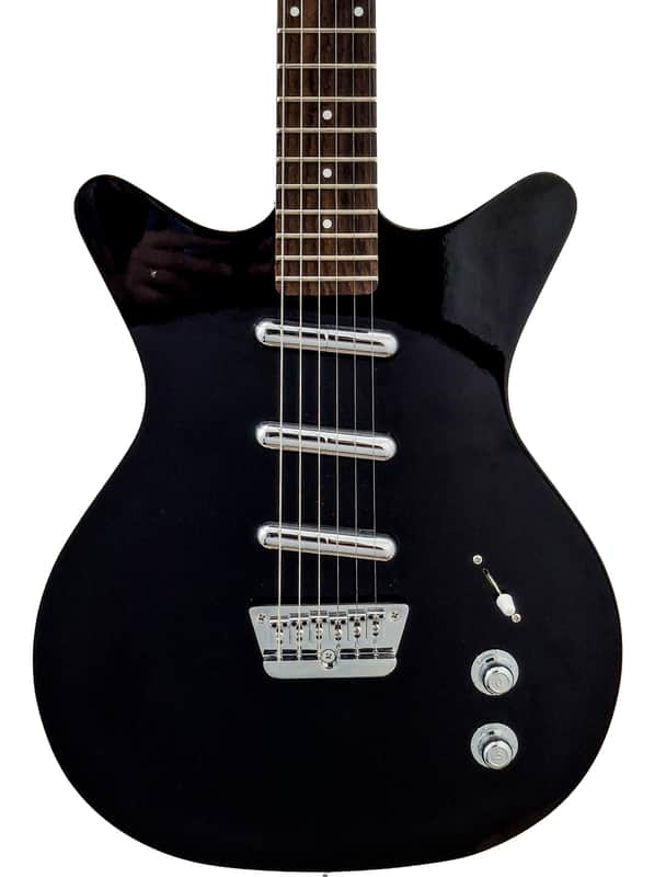 NEW Danelectro Triple Divine - store demo model, black image 1