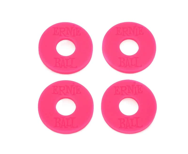 Strap Blocks Pink Set Guitar / Bass Instrument Strap Securing Flex-Locks Fits Most Nice n Tight & Modification-Free Secure & Aesthetic Strap Locking image 1