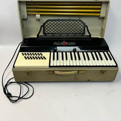 Farfisa Microrgan Made in Italy Rare 1950s-60s Functional with Legs and Lid image 1