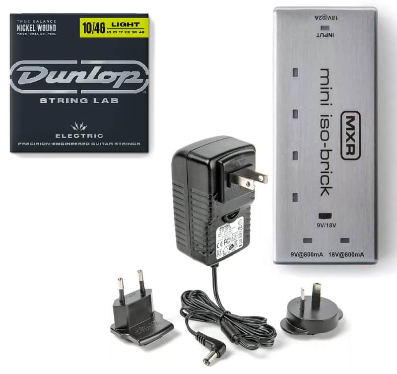 MXR M239 MINI ISO-BRICK Power Supply 4-9V Outputs & 1 Switchable 9V/18V Output & ADAPTER ( STRINGS) image 1