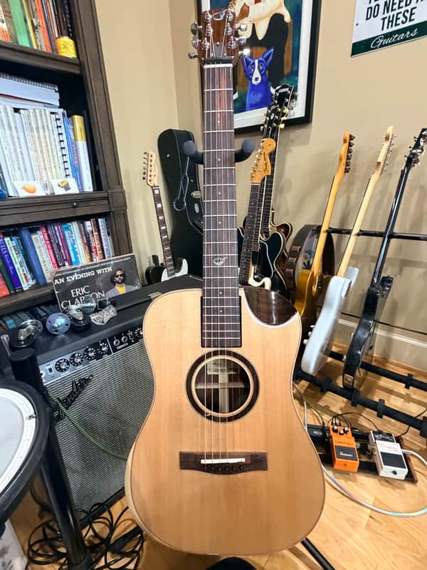 Journey OF422C Overhead+ Acoustic-Electric Travel Guitar - Natural image 1