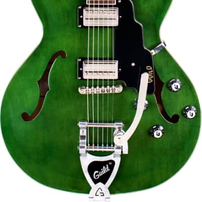 Guild Starfire I DC Semi-Hollow Electric Guitar, Rosewood Fingerboard, Emerald Green image 2
