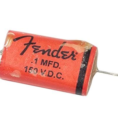 Genuine Fender .1mfd 150V Pure Vintage "Hot Rod" Capacitor with Fender Logo