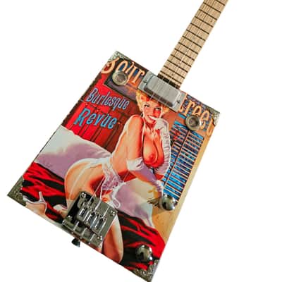 CIGAR BOX GUITAR 3 String 25.5" Scale image 6